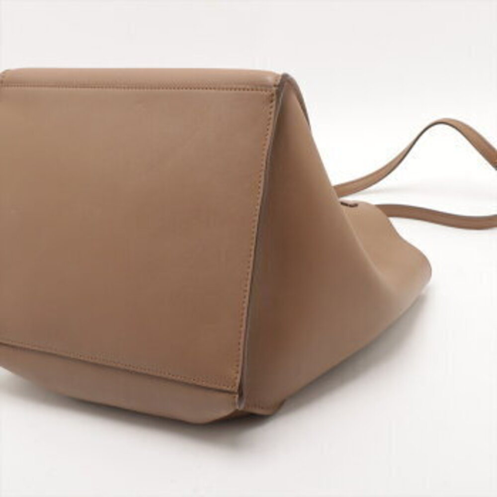 Celine Big Bag Leather Handbag Crossbody Tote Shoulder Brown - Picture 3 of 10
